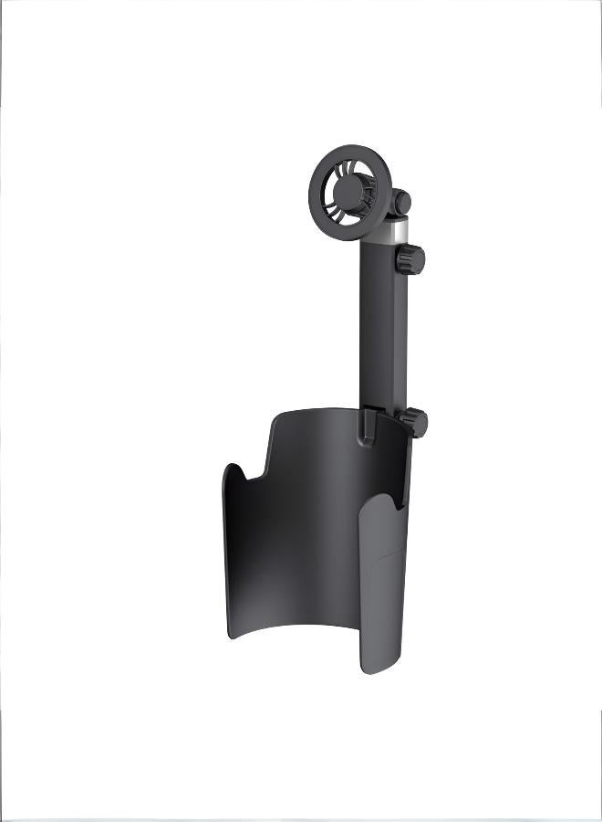 2-in-1 Magnetic Phone Mount  Car Holder for Cups, Open adjustable base, 360°  height adjustable, anti‑shake for bumpy roads, fits Sedan/SUV/Truck - Image 2